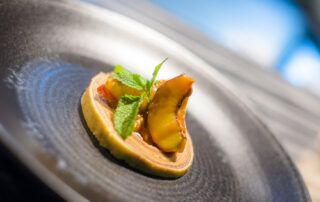 dessert van spit opgemaakt